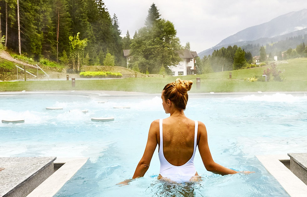 Moments of Pure Relaxation at the QC Terme Spa, Chamonix