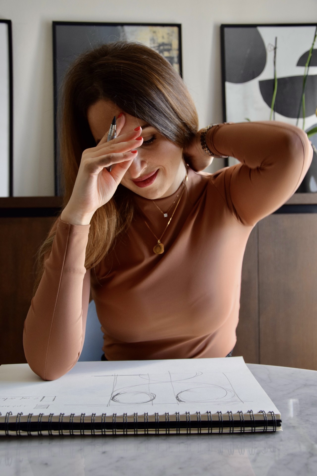 Camilla Bellini design sketching Italamp