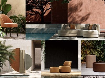 Domkapa outdoor design with contemporary pieces